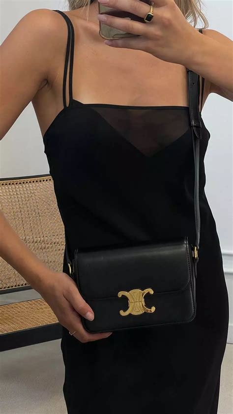 best celine bags 2023|celine triomphe shoulder bag review.